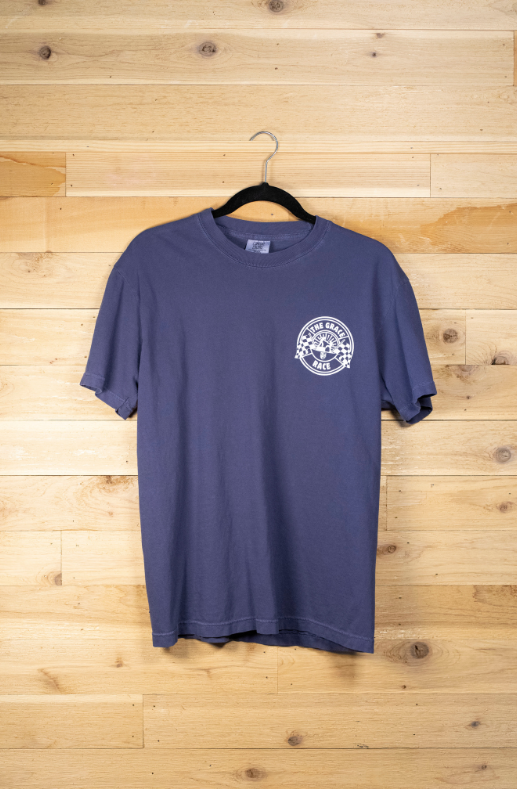 Cord of 3's  Navy "Grace Race" short sleeve T-Shirt